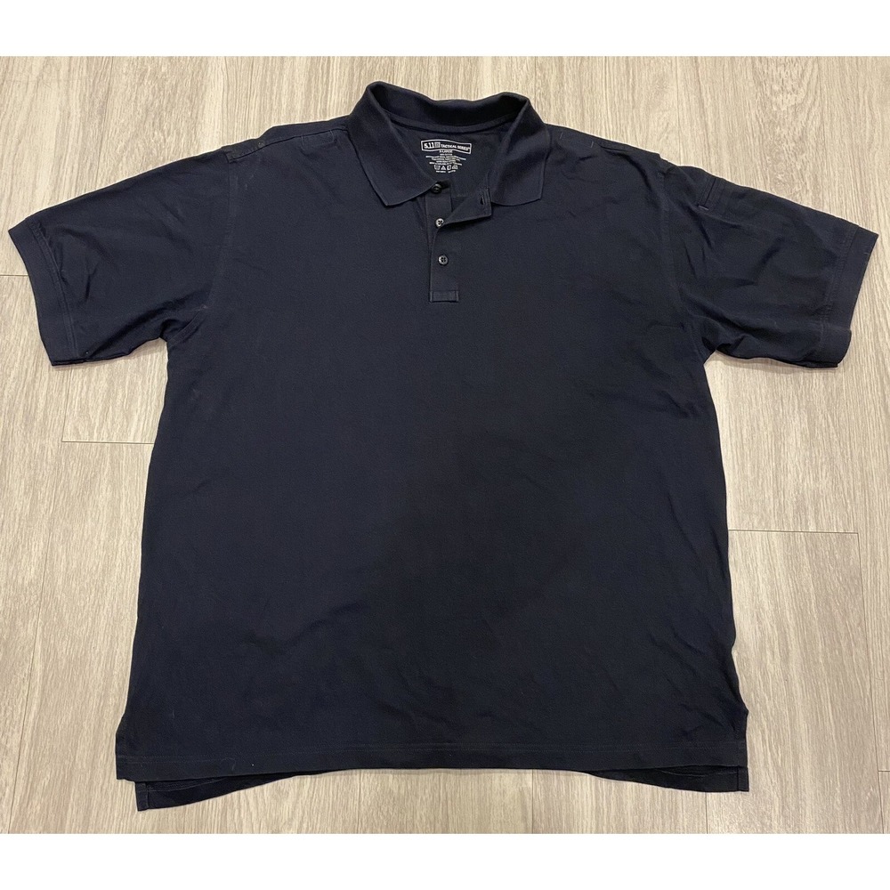511 Tactical Series Utility Pocket Short Sleeve Black Polo Shirt Men's Size XL